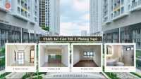 Thiết kế căn hộ 3 phòng ngủ và giá mua bán thuê Q7 SaiGon Riverside Complex