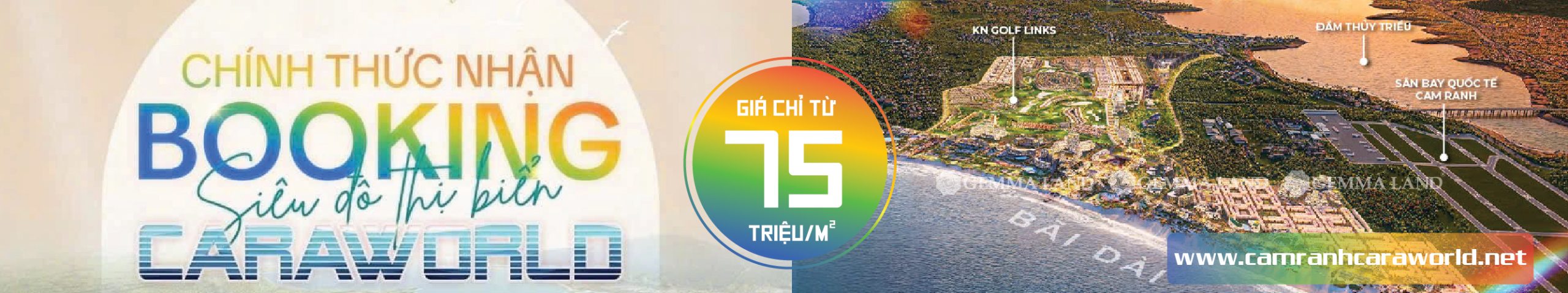 Booking Caraworld Cam Ranh - Đô thị biển tại Cam Ranh. Giá từ 75 triệu/m2. Liên hệ ngay 0946777723 để được tư vấn thêm